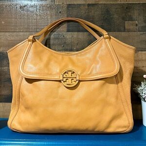 Tory Burch Amanda Tote Bag Camel SOFT Leather
